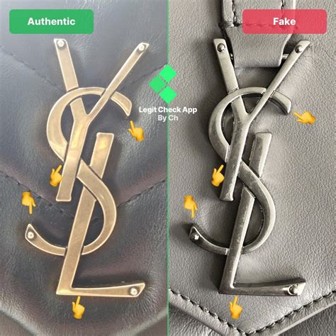 ysl fake vs real|ysl lou camera bag authentic.